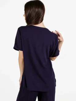Sweet Miss Blusa donna a maniche corte in viscosa