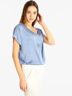 Sweet Miss Blusa donna effetto raso