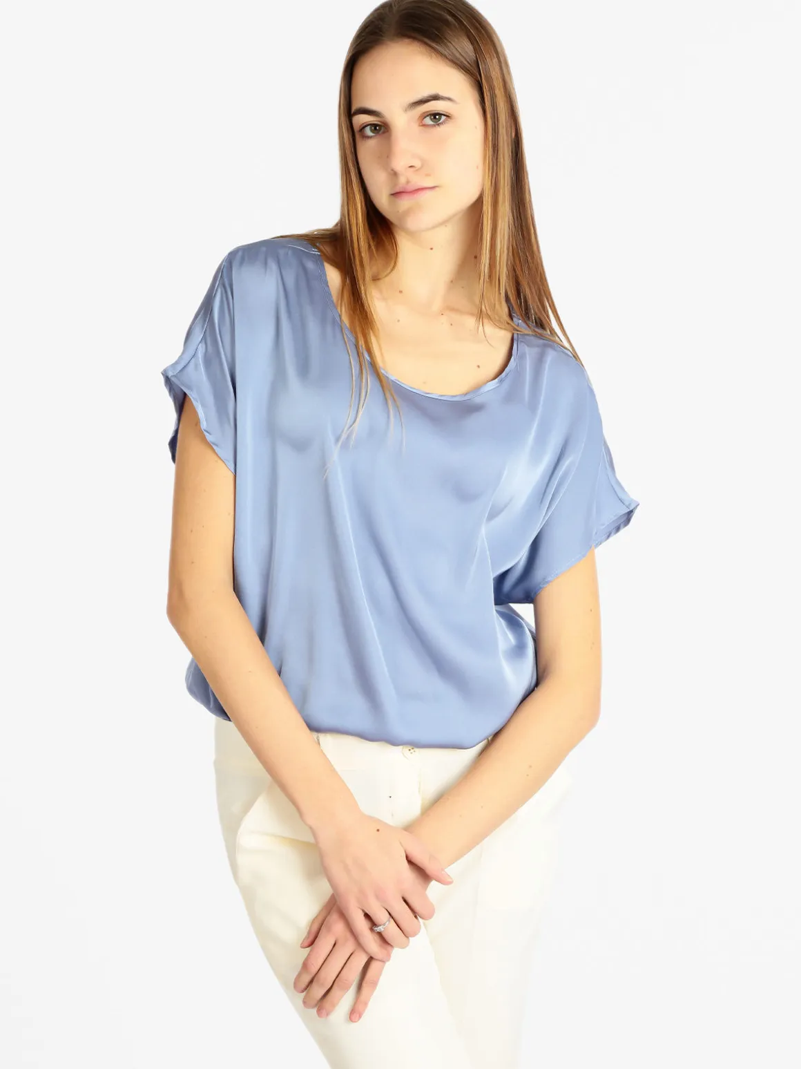 Sweet Miss Blusa donna effetto raso