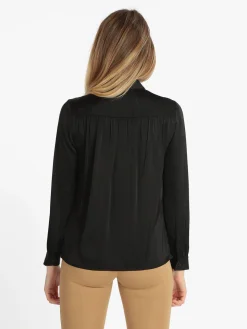 Sweet Miss Blusa donna in raso con cravatta
