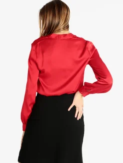 Sweet Miss Blusa elegante donna in raso