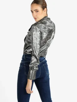 Sweet Miss Camicia donna a maniche lunghe effetto cangiante