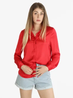 Sweet Miss Camicia donna in raso con colletto
