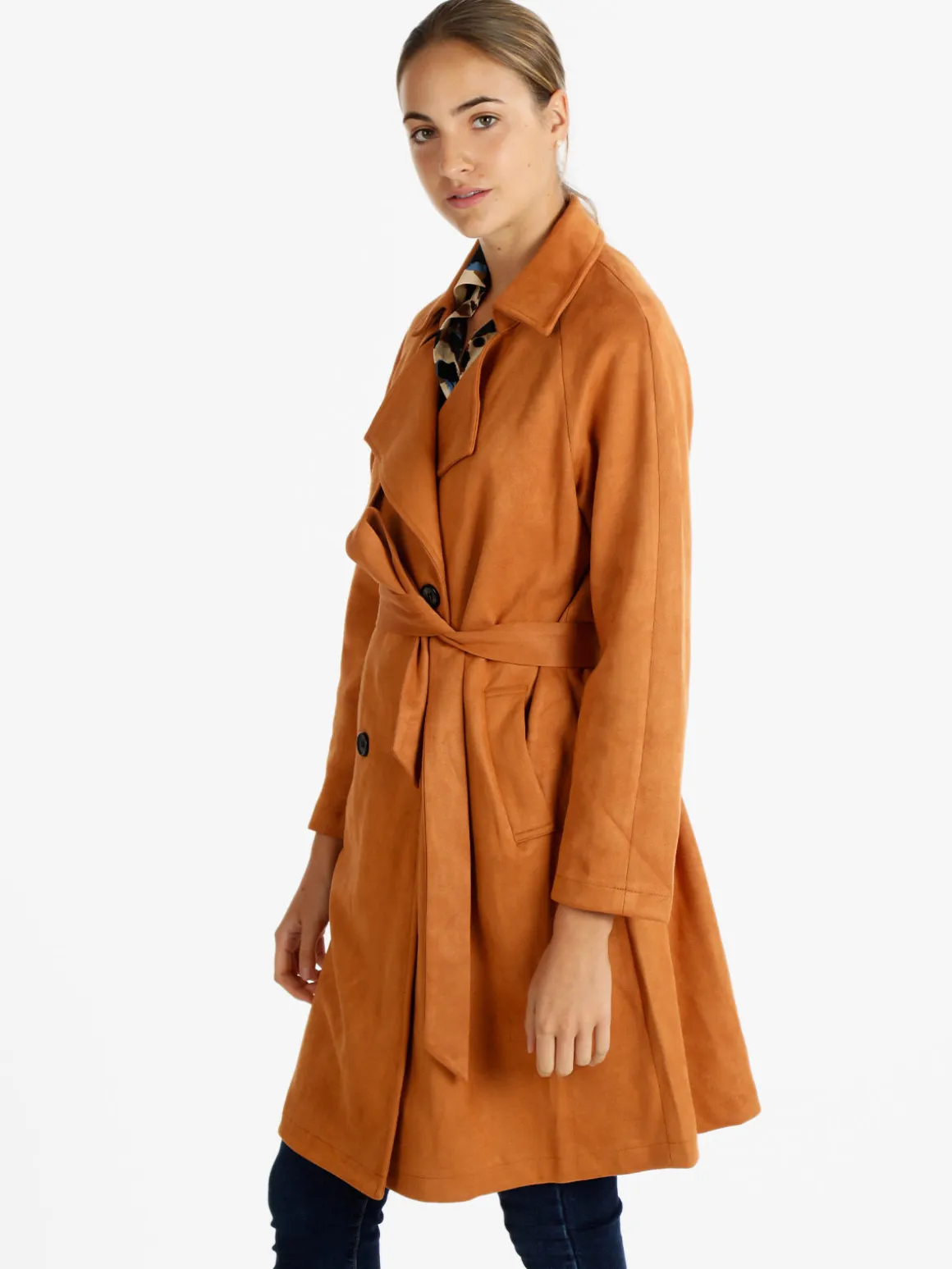 Sweet Miss Cappotto leggero donna con cintura