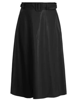 Sweet Miss Gonna midi in ecopelle con cintura