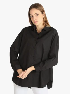 Sweet Miss Maxi camicia donna oversize in cotone
