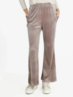 Sweet Miss Pantaloni a zampa da donna in velluto