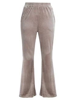 Sweet Miss Pantaloni a zampa da donna in velluto