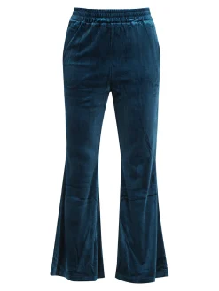 Sweet Miss Pantaloni a zampa da donna in velluto