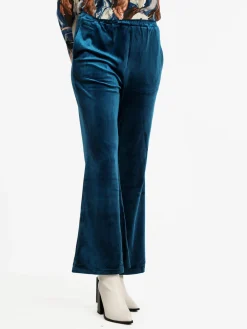Sweet Miss Pantaloni a zampa da donna in velluto