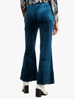 Sweet Miss Pantaloni a zampa da donna in velluto