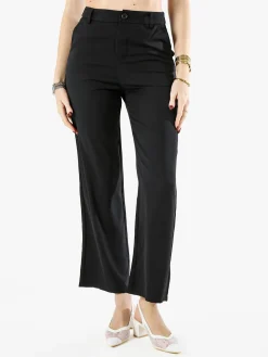 Sweet Miss Pantaloni donna a palazzo - nero