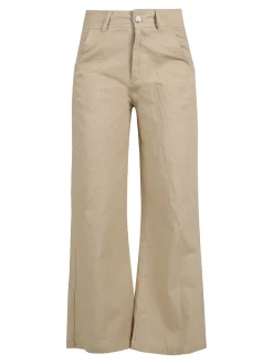 Sweet Miss Pantaloni donna in misto lino e cotone
