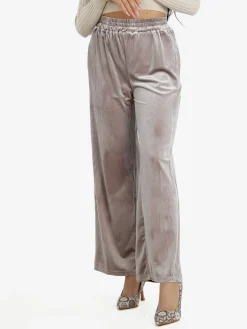 Sweet Miss Pantaloni donna in velluto a gamba larga