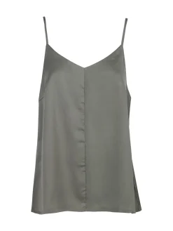 Sweet Miss Top donna con spalline sottili effetto raso