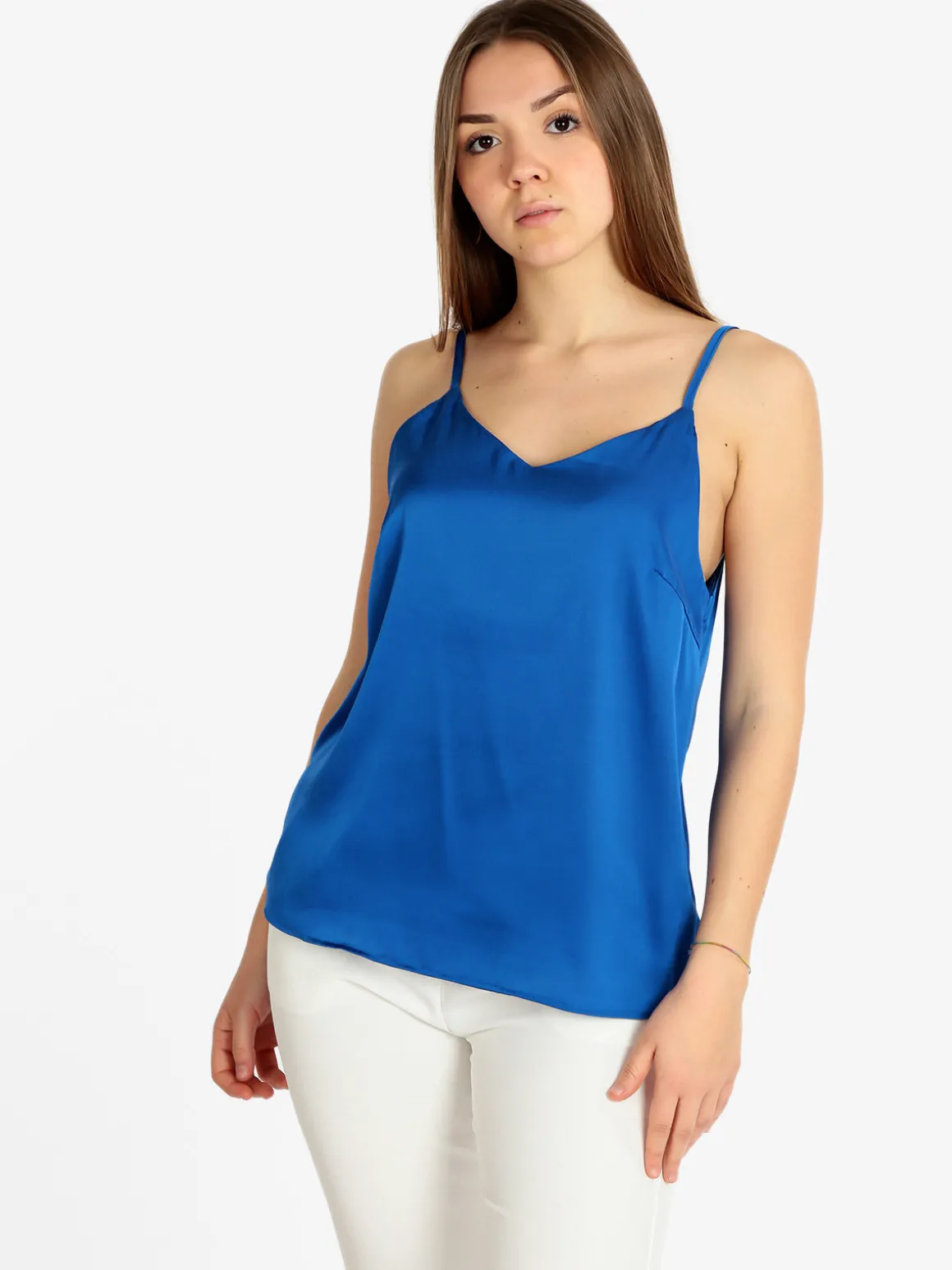Sweet Miss Top donna effetto seta