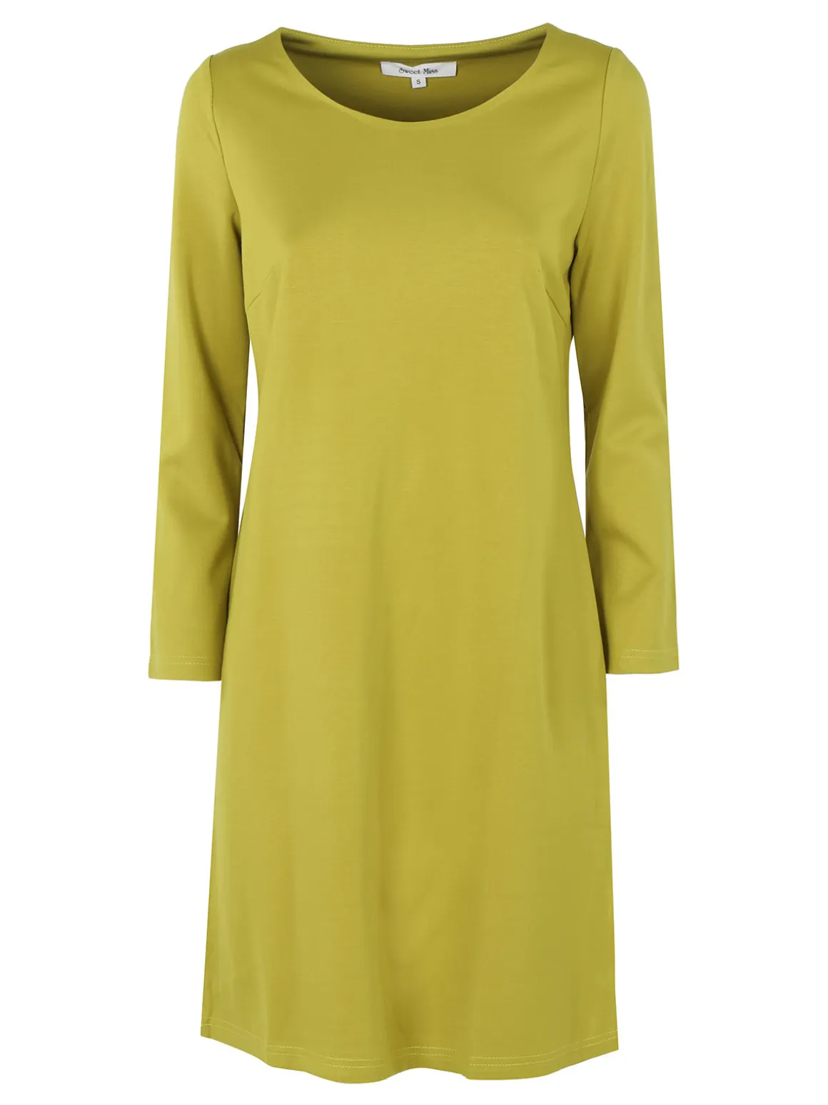Sweet Miss Vestito da donna a maniche lunghe in tinta unita