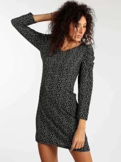 Sweet Miss Vestito donna a fiori con manica arricciata