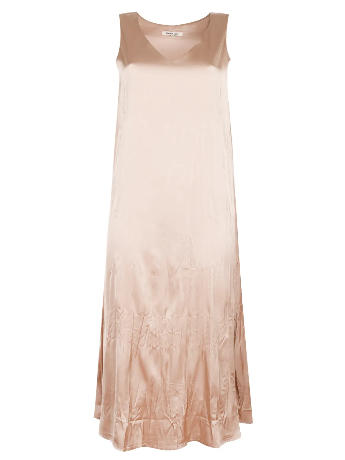 Sweet Miss Vestito donna smanicato effetto seta