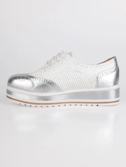 Sweet Shoes Francesine in ecopelle con zeppa e plateau
