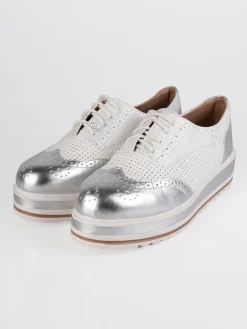 Sweet Shoes Francesine in ecopelle con zeppa e plateau