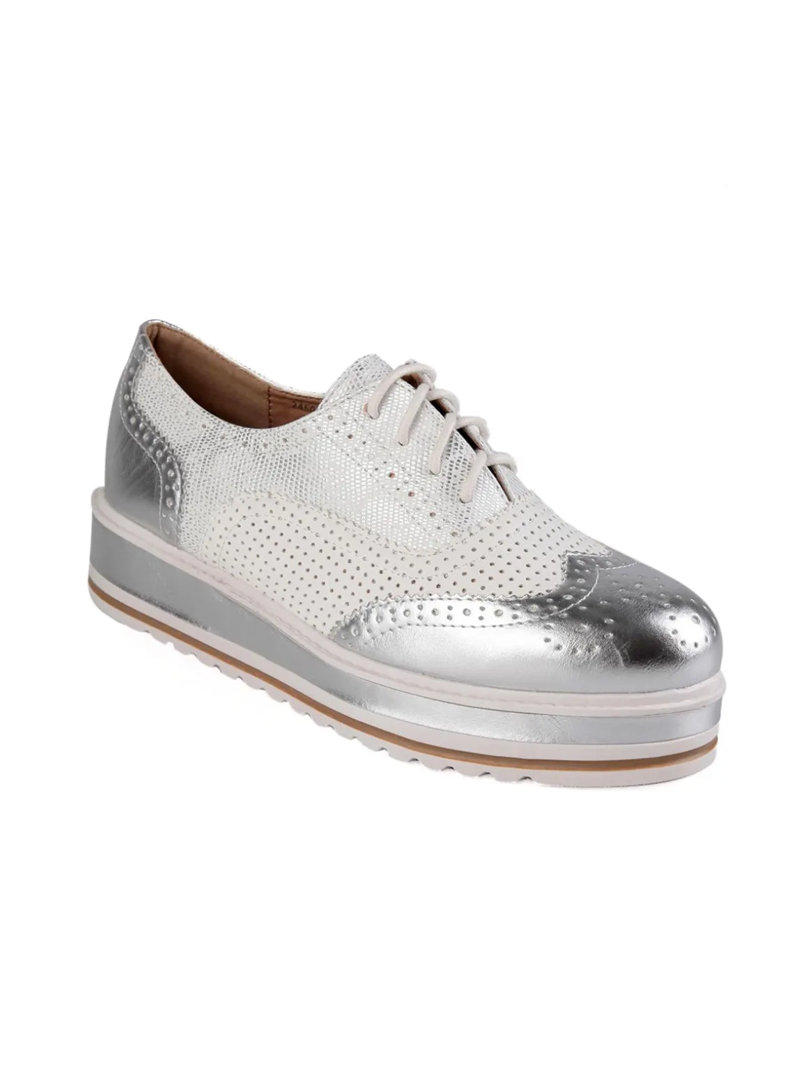 Sweet Shoes Francesine in ecopelle con zeppa e plateau