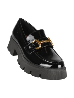 Sweet Shoes Mocassini donna in vernice con zeppa