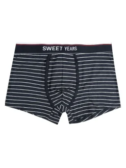 Sweet Years Boxer a righe in cotone elasticizzato
