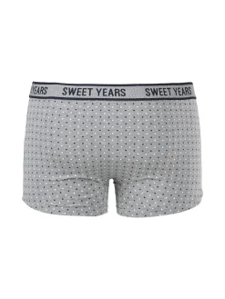 Sweet Years Boxer uomo a pois in cotone elasticizzato