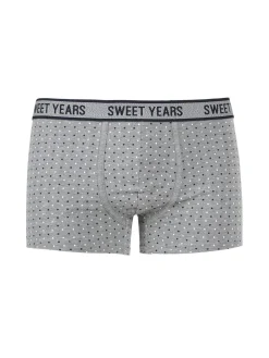 Sweet Years Boxer uomo a pois in cotone elasticizzato