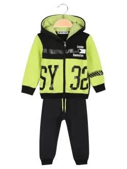 Sweet Years Completo felpa con cappuccio e pantaloni da neonato