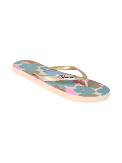 Sweet Years Infradito donna colorate in gomma - oro