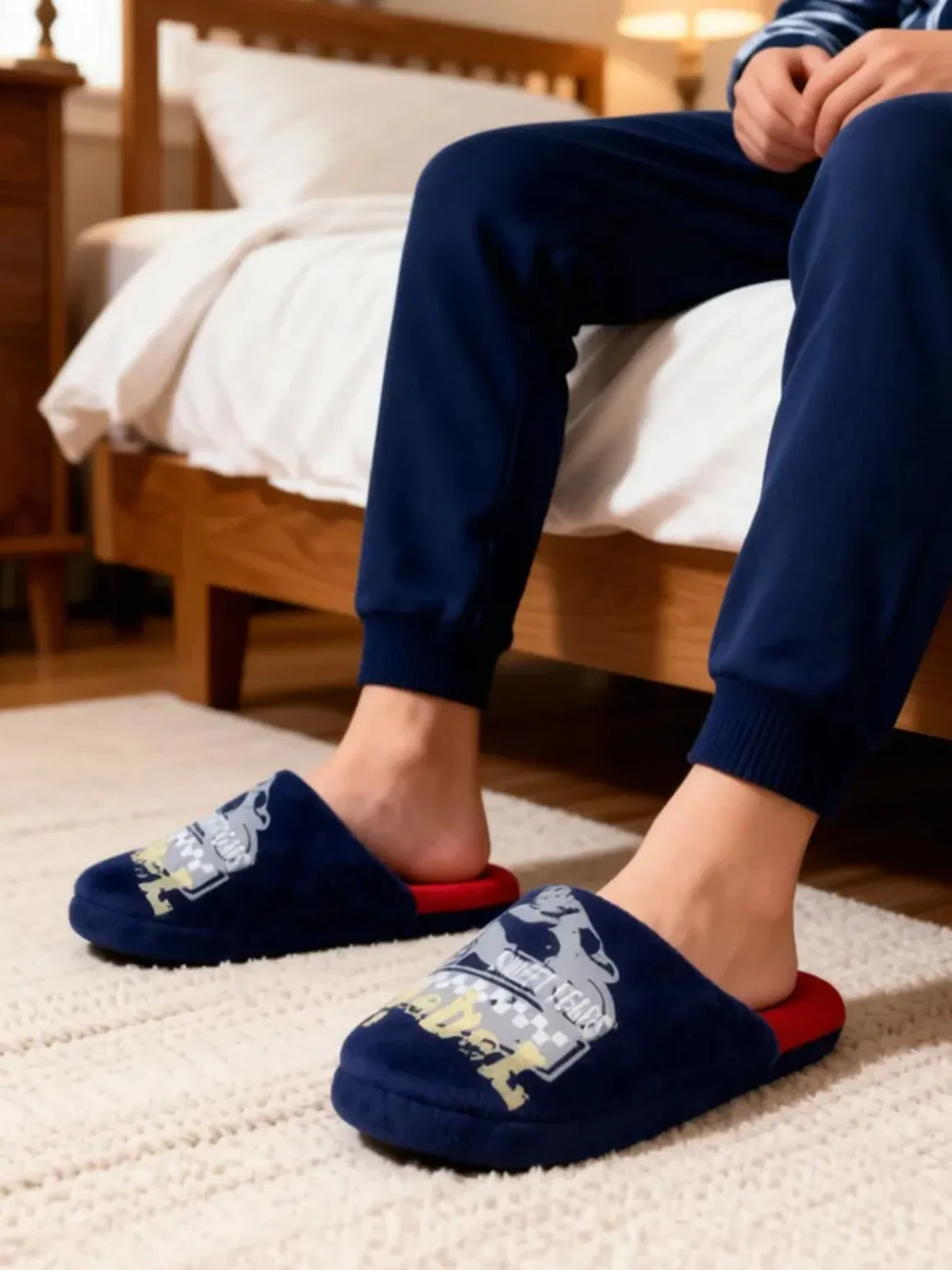 Sweet Years Pantofole bimbo in tessuto scamosciato
