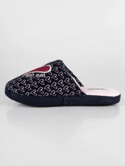 Sweet Years Pantofole con cuore glitter