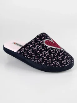 Sweet Years Pantofole con cuore glitter