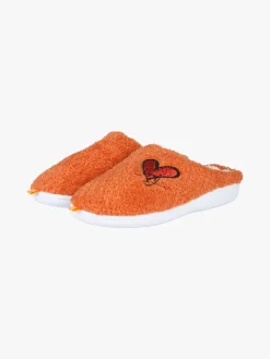 Sweet Years Pantofole donna invernali in ecopelliccia - arancione