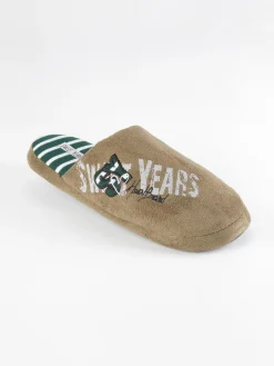 Sweet Years Pantofole effetto velluto Verde