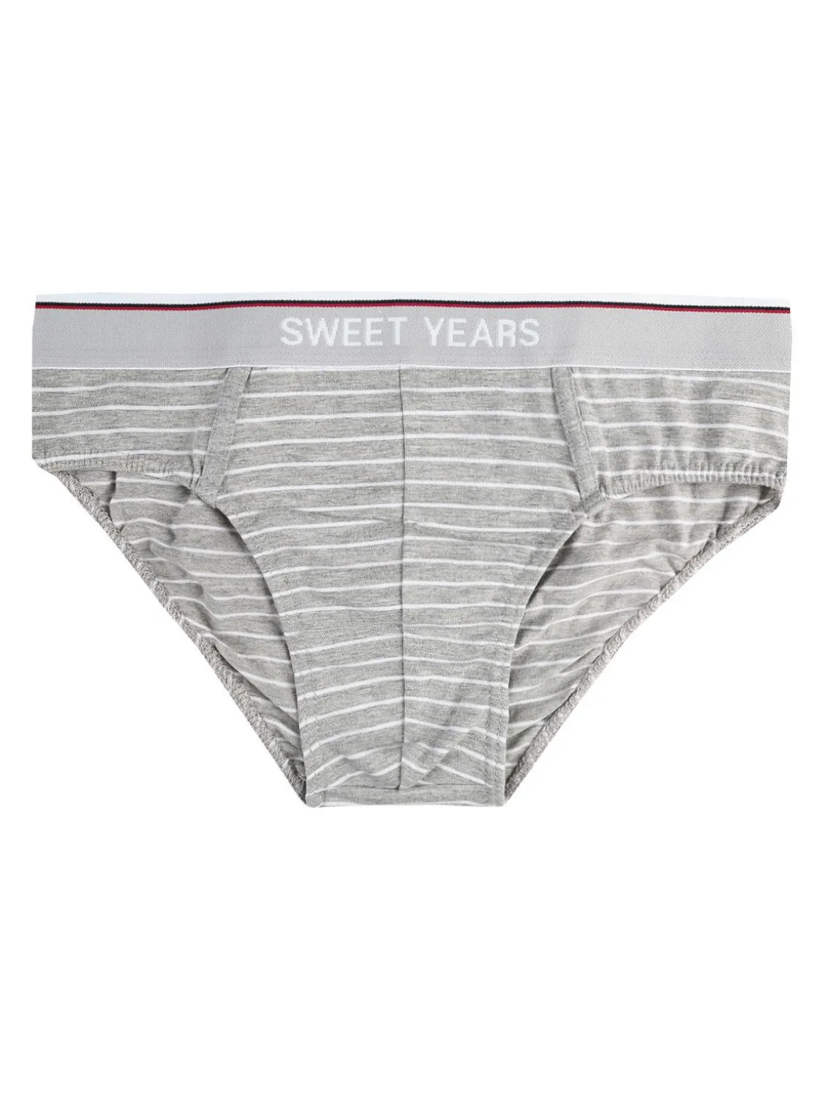 Sweet Years Slip a righe in cotone elasticizzato