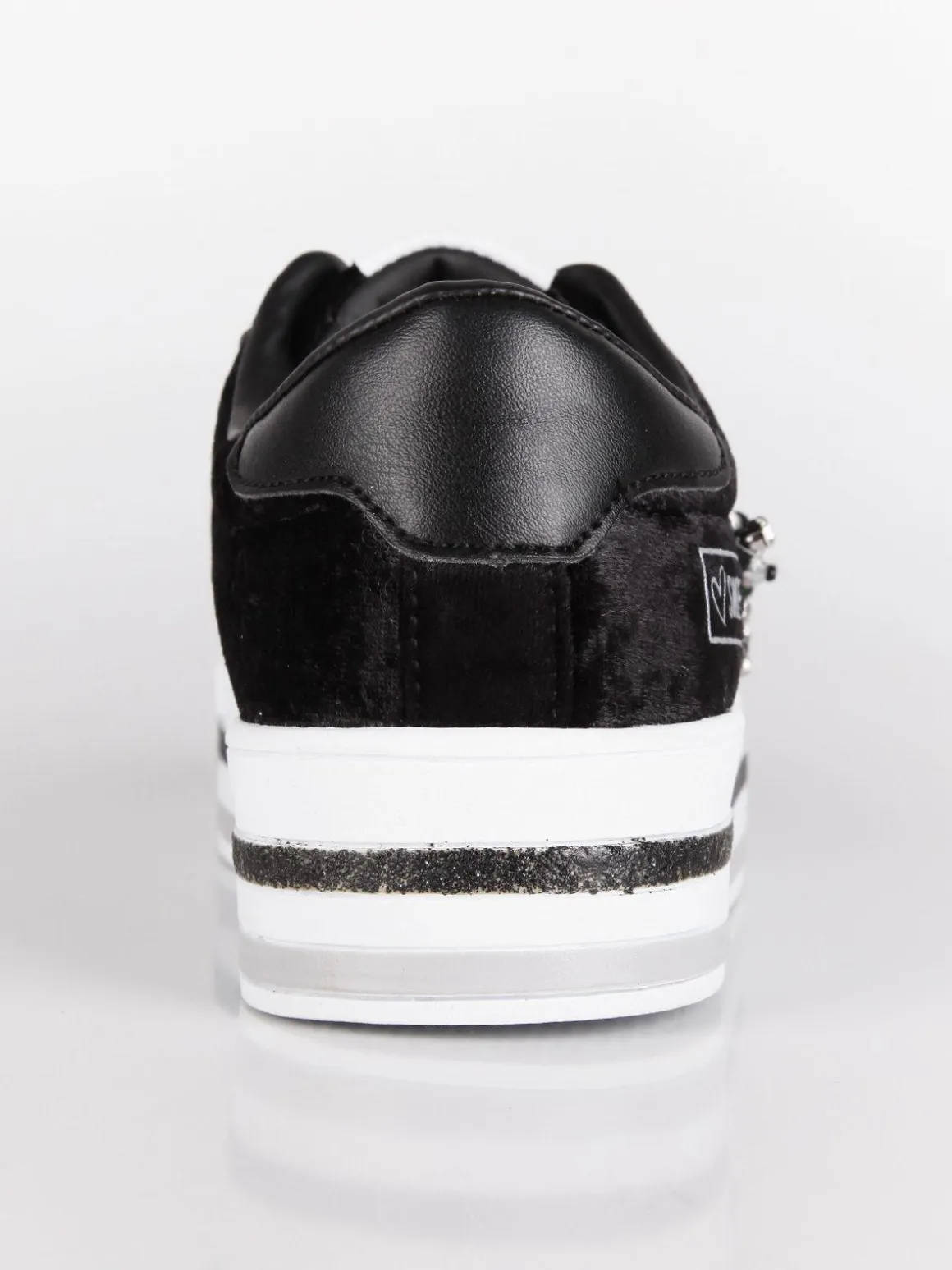 Sweet Years Sneakers nere in velluto