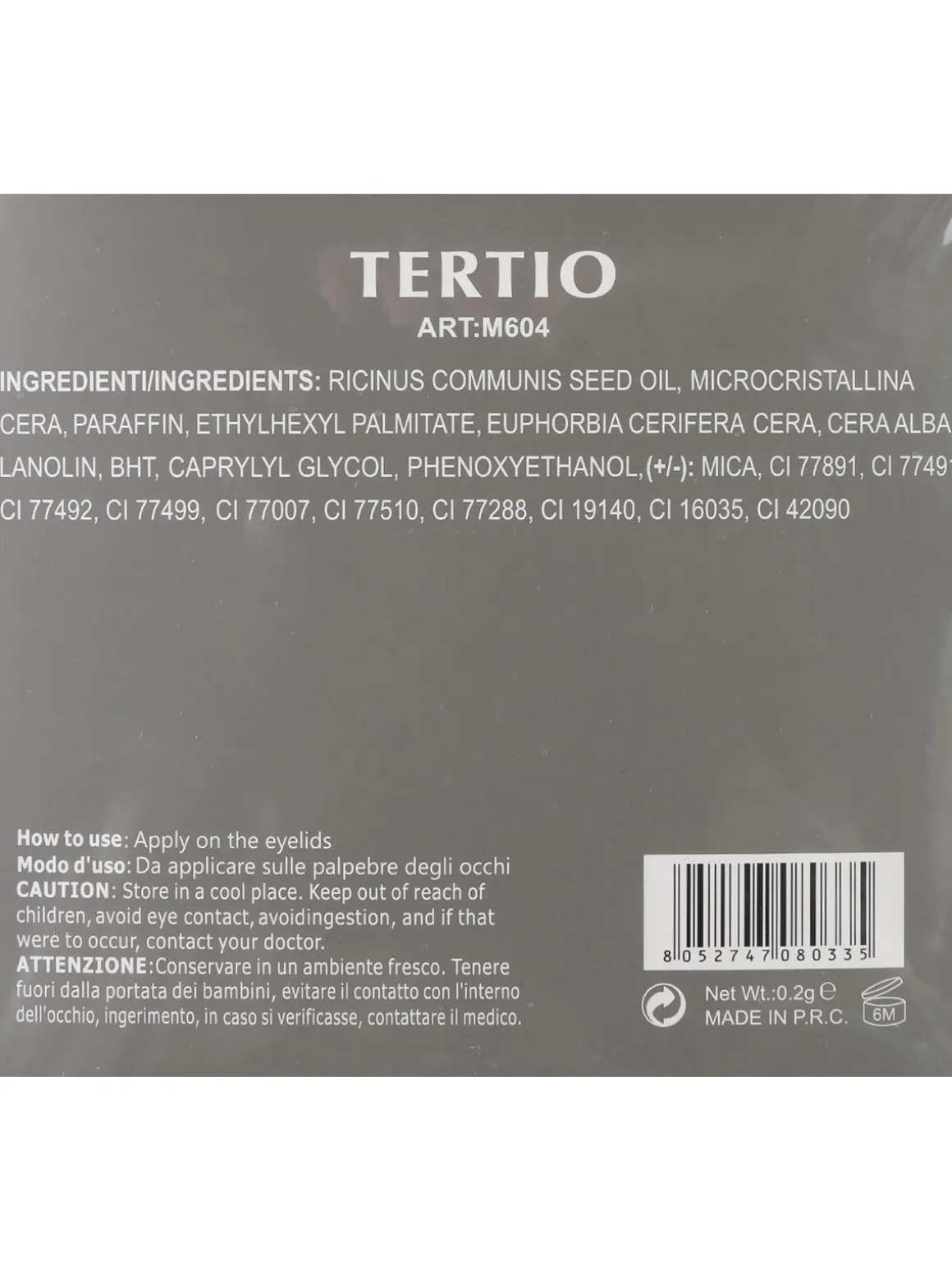 Tertio Matita occhi