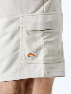 The People Rep Bermuda cargo da uomo con coulisse - beige