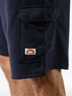 The People Rep Bermuda cargo da uomo con coulisse - blu scuro