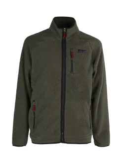 The People Rep Felpa invernale da uomo in sherpa con zip intera