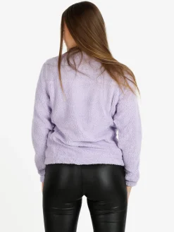 The People Rep Felpa teddy da donna con cerniera