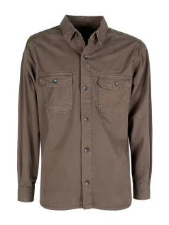 The People Rep Giacca camicia casual da uomo in cotone con bottoni