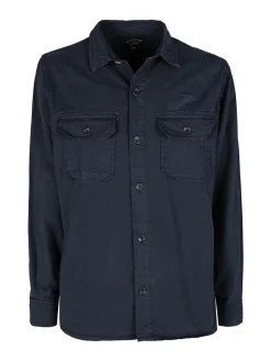 The People Rep Giacca camicia casual da uomo in cotone con bottoni