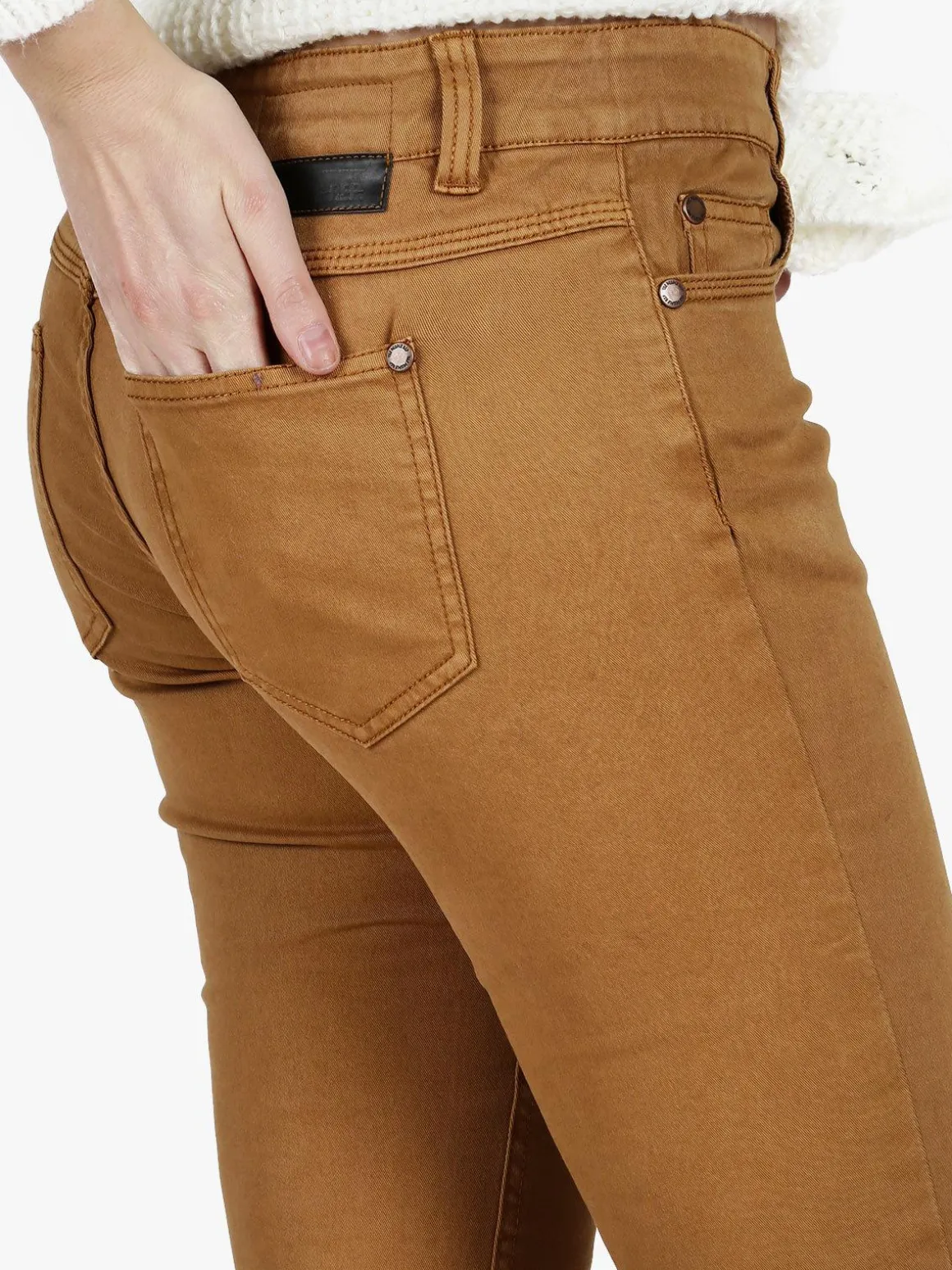 The People Rep Pantaloni 5 tasche in cotone slim fit