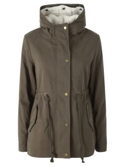 The People Rep Parka donna con cappuccio e imbottitura removibile - militare