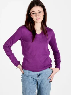 The People Rep Pullover donna in maglia scollo V