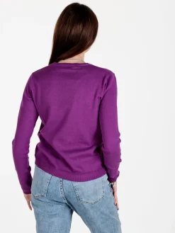 The People Rep Pullover donna in maglia scollo V